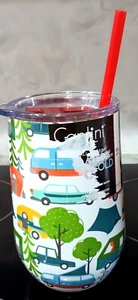 New Cantini 16oz Stainless Mug - Hot & Cold - Outdoors/Camping Theme ๐ฅ - Picture 1 of 5