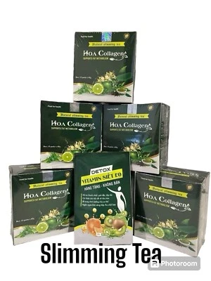 Té/píldoras de colágeno y desintoxicación Hoa (2 cajas) Foto 1 de 3