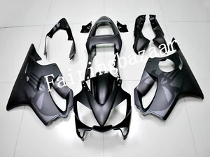 Fit for 2001-2003 CBR600F4i Matte Gray Black Punisher ABS Injection Fairing Kit - Foto 1 di 6