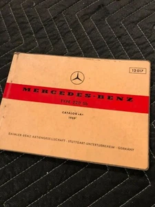 USADO ORIGINAL MERCEDES 220S 220Sb aleta trasera piezas cola trasera catálogo manual A 1959 - Imagen 1 de 4