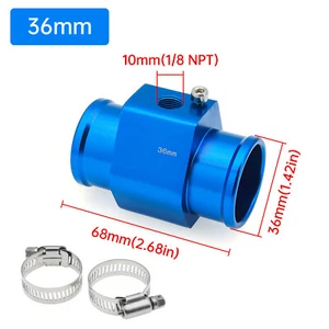 36mm Car Water Temp Temperature Joint Pipe Sensor Gauge Radiator Hose Adapter - Picture 1 of 14