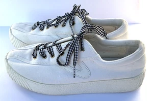 Anthropologie Tretorn NYLITE BOLD WITE PLATEAU-Sneaker – US-Größe 8 – zusätzliche Schnürsenkel - Bild 1 von 19