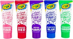 Crayola Bathtub Fingerpaint Soap - 5 Colors Variety Pack - Picture 1 of 7