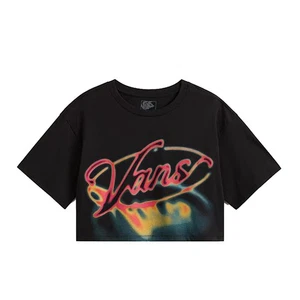 Camiseta corta relajada Vans Afterburn - negra - Imagen 1 de 4