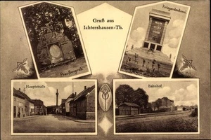 Ak Ichtershausen in Thüringen, Preußengrab, Kriegerdenkmal,... - 3876700 - Bild 1 von 2