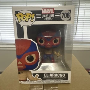 Funko Pop! Marvel: Lucha Libre - El Aracno #706 - Damaged Box - Picture 1 of 6