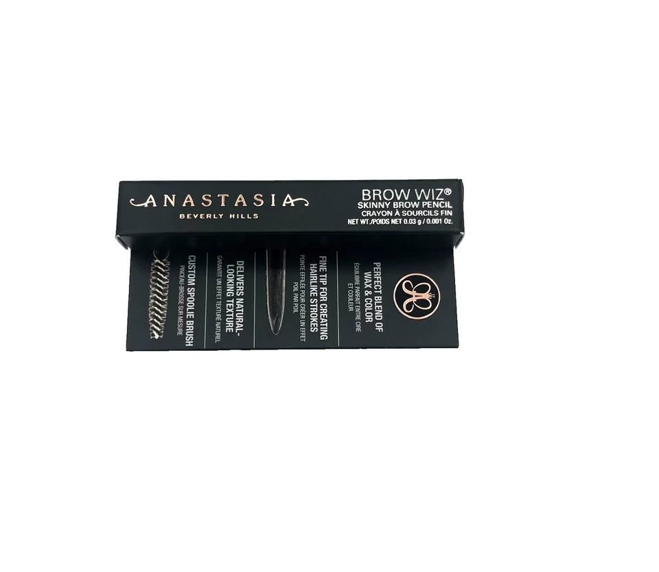 Anastasia Beverly Hills Brow Wiz Skinny Brow Pencil Dark Brown 0.03g (4 Pack)
