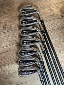 Nike Golf Club Iron Set Slingshot Powerbow S Flex 4,5,6,7,8,9,P Nike Grip - Picture 1 of 12