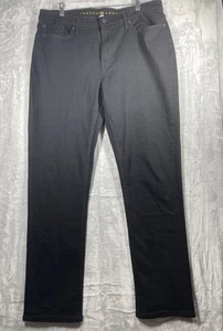 Joseph Abboud Mens Jeans 36X32 Classic Fit Straight Leg Black Denim - Picture 1 of 12