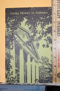 1969 Living History of Alabama Book Max Heldman Fort Morgan Guntersville - Foto 1 di 6