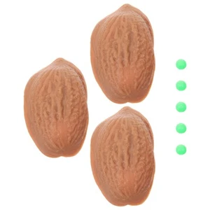 Walnut Shell Props Funny Toy Shells for Tricks Child Three Game - Picture 1 of 12