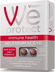 Wassen We Protect Immune Health Selenium ACE+D - 90 Tablets (Packing May Vary) - Picture 1 of 6