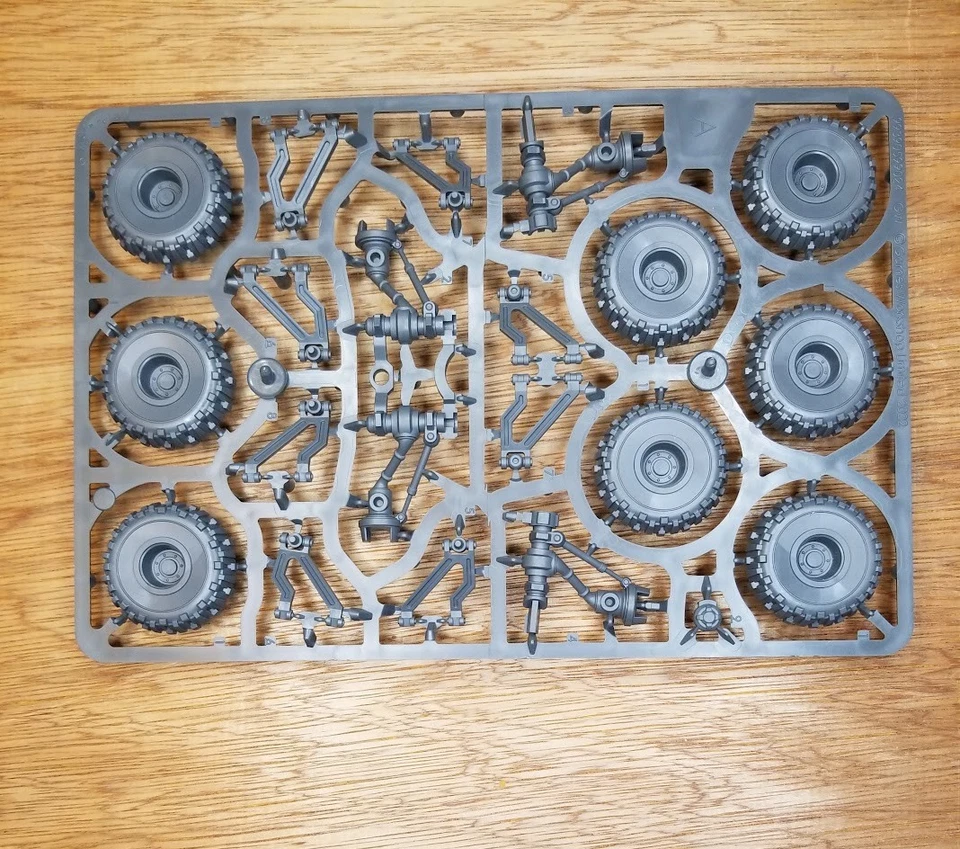 Warhammer 40k Necromunda Bits: Cargo-8 Ridgehauler Ruedas 4 y suspensión Sprue Foto 1 de 1