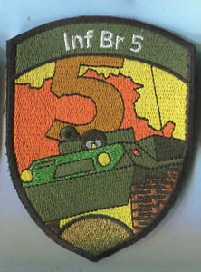 Switzerland Union Badge Infantry Brigade 5 (Inf Br 5) Gold - Picture 1 of 1