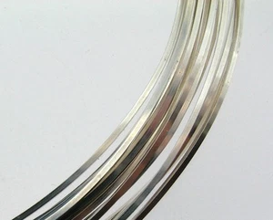 1 Unze STERLINGSILBER quadratischer Draht, HH oder DS, Stärke wählen - Bild 1 von 1