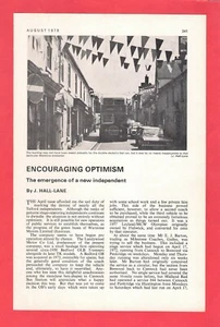 Magazine Extract 1978/1980 - Warstone Green Bus of Landywood - Early Operations - Foto 1 di 4