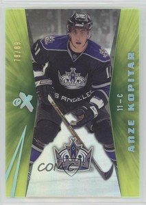 2008-09 Fleer Ultra eX Green Essential Credentials /89 Anze Kopitar #ex21
