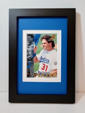 Mike Piazza Los Angeles Dodgers Display Custom Framed MLB Baseball Card Plaque Cover
