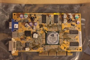 Nvidia GeForce 4 ti 4200 64 MB AGP VGA Grafikkarte ASUS V8420 FOR PARTS OR REPAIR - Bild 1 von 4