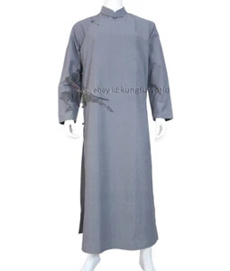 Cotton Wing Chun IP Man Robe Cheongsam Tai chi Kung fu Suit Martial arts Uniform - Picture 1 of 20