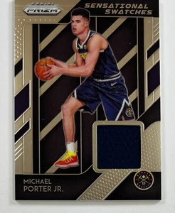 2018-19 Panini Prizm #89 Michael Porter Jr Sensational Swatches Relic AR86 - Picture 1 of 2