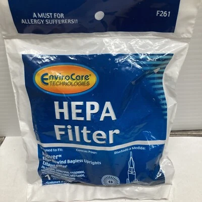 EnviroCare Hepa Filter For Hoover Elite Upright Vacuum F261 - Image 1 of 3