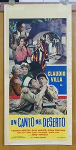 locandina film UN CANTO NEL DESERTO Claudio Villa Valeria Fabrizi 1959 - Picture 1 of 2