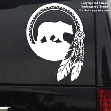 - Dream Catcher Bear Southwest Spirit New Mexico Native American sticker decal