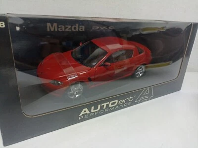 Autoart Mazda RX 8 Lh Drive Velocity Red 75922 Diecast Scala 1/18-Y1-B13 - Immagine 1 di 4