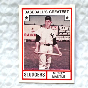 1982 TCMA Baseball Greatest Sluggers - MICKEY MANTLE - Card # 1982-3 - Picture 1 of 6