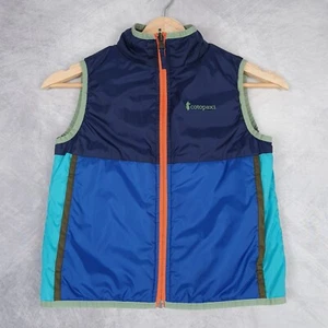 Cotopaxi Vest Boys XS Blue Colorblock Lightweight Packable Teca Calido - Picture 1 of 18