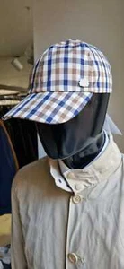 Aquascutum Hat From Baseball With Checked P022 Unisex One Size New SS24 - Picture 1 of 5