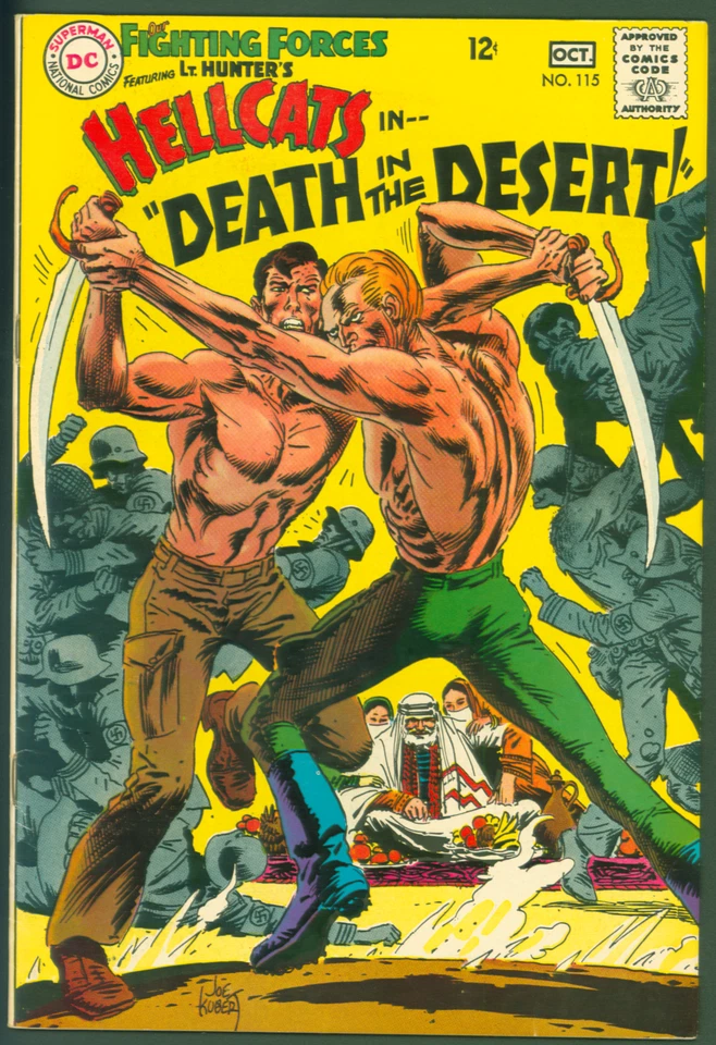 VTG 1968 DC Comics Silver Age Our Fighting Forces #115 VF Joe Kubert Cover - Image 1 of 2