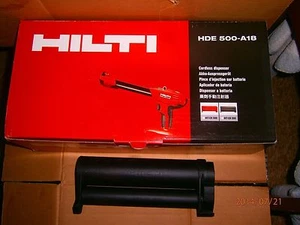 Hilti HDE 500 A-18 Cordless Adhesive Dispenser - Picture 1 of 2