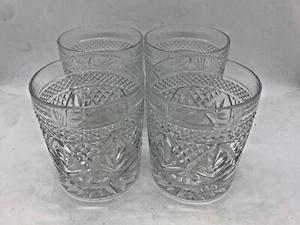 Lot of 4 - Antique Crystal Whisky Drinking Glasses - Picture 1 of 3