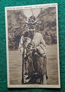 CPA 69 SOCIETE DES MISSIONS AFRICAINES - LYON - Un vieux Féticheur - Imagen 1 de 2