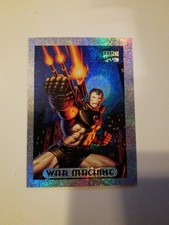1994 Marvel Masterpieces War Machine Silver Holofoil 10 Of 10. *4
