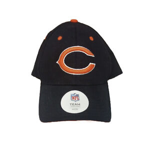 KIDS NFL Black Orange Chicago Bears Sideline Adjustable Snapback Hat