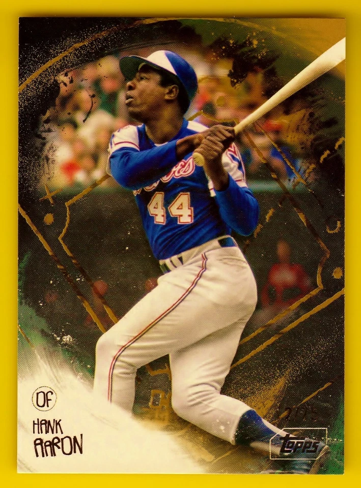 2024 Topps Update All Class AC-5 Hank Aaron Gold 12/75 SSP Atlanta Braves - Image 1 of 1