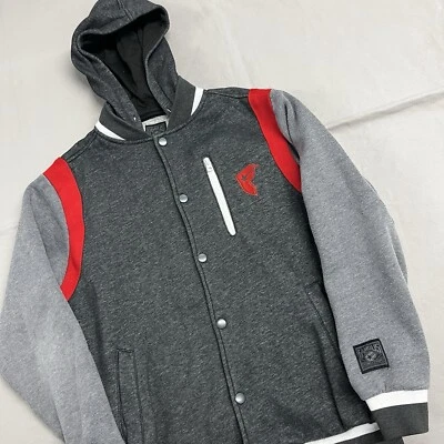 Chaqueta vintage Y2k estrellas famosas y correas abotonadas negra/roja Foto 1 de 4