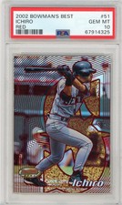 2002 Ichiro Suzuki Bowman's Best RED PSA10 GEMMINT