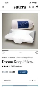 Sutera Dream tiefes orthopädisches Konturkissen, neu im Paket - Bild 1 von 10