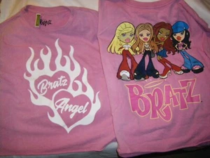 Bratz Pink Semi Crop Tee Shirt Top Women's Size X-Large New Sealed - Bild 1 von 14