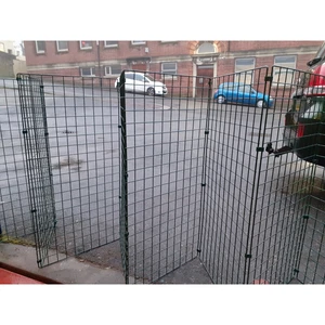 Faltbarer Hundezaun Welpenabsperrung Zaun Tor 50 mm Masche Wohnwagen Haustiere tragbar - Bild 1 von 59