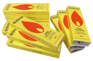Ronson Disposable Mini Filters CIGARETTE FILTERS Smoking Tips pack of 3 5 10 20 - Picture 1 of 8