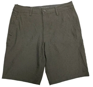 Hang Ten Men's Hybrid Shorts Meteorite Grey With Grey Stripes - Picture 1 of 2