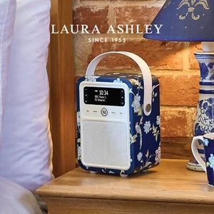 Laura Ashley Monty DAB/DAB + FM Radio with Bluetooth Speaker – Elveden Navy - Picture 1 of 11