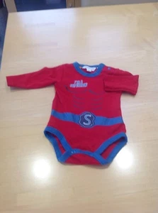BABY BOYS PUMPKIN PATCH LONG SLEEVED "I'M A SUPERMAN" VEST SUIT AGE 0-3 MONTHS - Picture 1 of 4