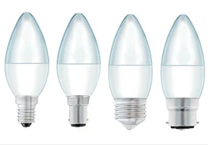 Maxim LED Candle Bulb 3w 6w 7.5w B22 E27 B15 E14 Warm Cool Day White 25w 40w 60w - Picture 1 of 29