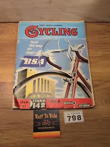 Cycling Magazine November 9th 1955 - Vintage Bicycle Book BSA #798 - Picture 1 of 7